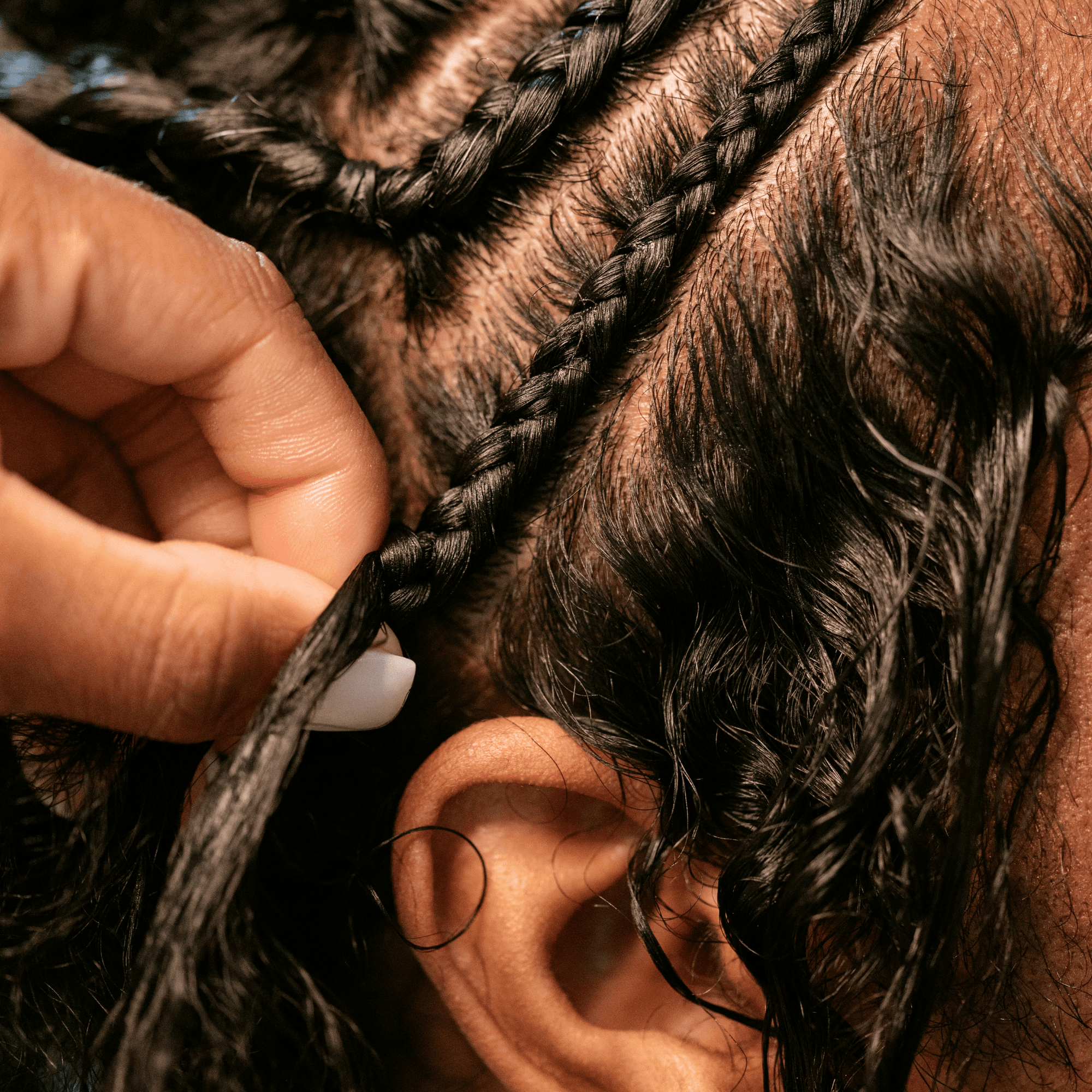 Boho Knotless, Honey Tips